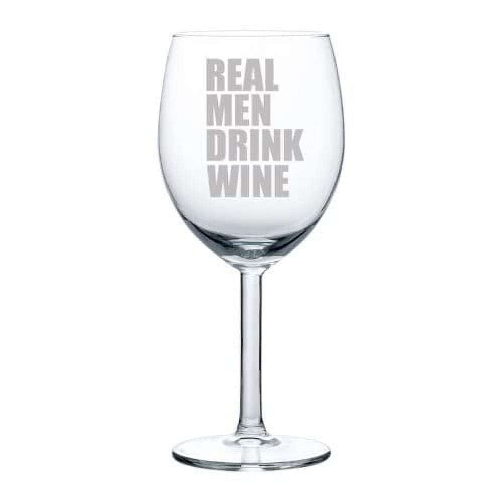 Wine Glass Goblet My Manly Wine Glass Funny Dad Father Husband Gift (20 oz  Jumbo) 