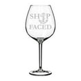 thumbnail image 1 of Wine Glass Goblet Ship Faced Funny Anchor Boating Lake River (20 oz Jumbo), 1 of 1