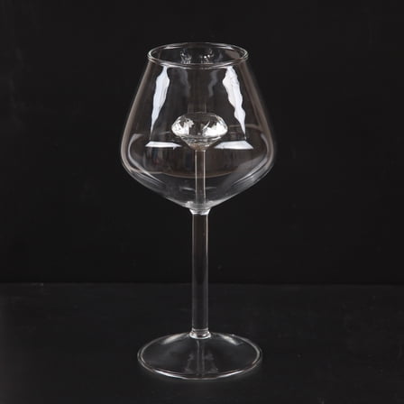 USHOBE Glass Goblet Creative Design For Adults Home Use Bar Atmosphere 1Pcs 7.9*3.9*3.9In