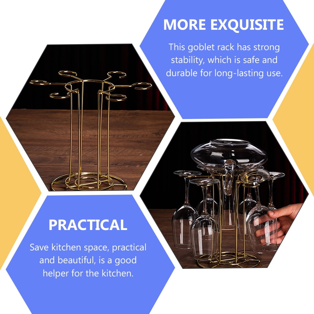 Wine Glass Rack Iron Wine Glass Holder Stand Wine Glass Display Stand