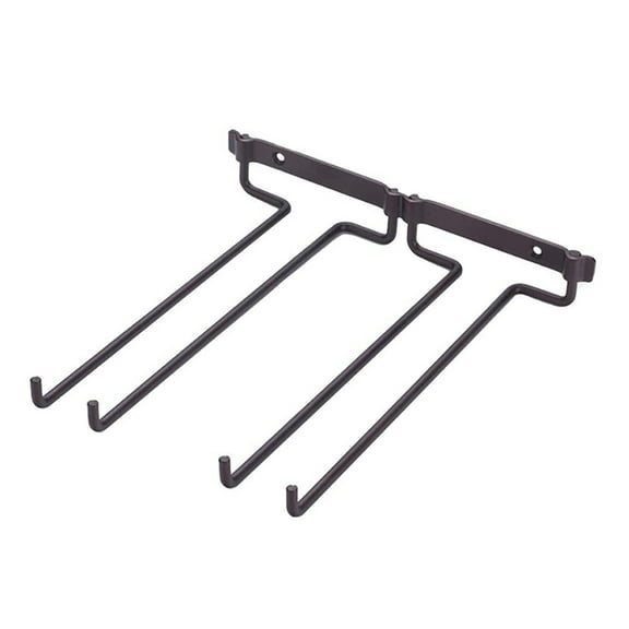 Wine Glass Rack Wall Mount Metal Wine Glass Storage Hanger Holder Rack Wine Glass Holder for Kitchen