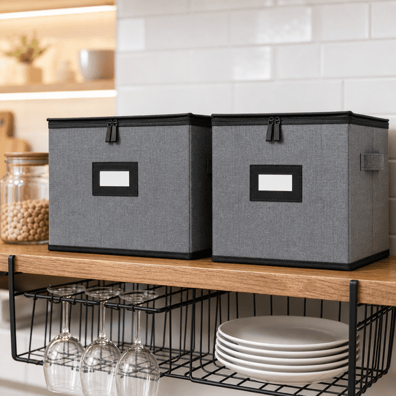 Wine Glass Storage 2-Pack Glassware Packing Boxes Holds 24 Glasses