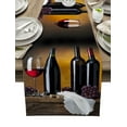 thumbnail image 1 of Wine Glass Wine Grapes Table Runner Luxury Home Dining Table Coffee Table Holiday Wedding Decoration Party Dinner Table Runner, 1 of 5