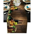 thumbnail image 1 of Wine Glass Wine Grapes Table Runner Luxury Home Dining Table Coffee Table Holiday Wedding Decoration Party Dinner Table Runner, 1 of 5