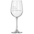 thumbnail image 1 of Wine Glass for Red or White Wine Gift The Cool Grandma Funny For Grandmother Birth Announcement (16 oz Tall Stemmed), 1 of 1
