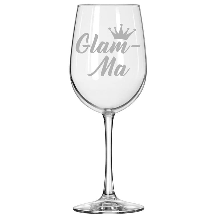 wine glass floral Hand-Painted Mixed Flower Wine Glasses Set of 4 main image 0