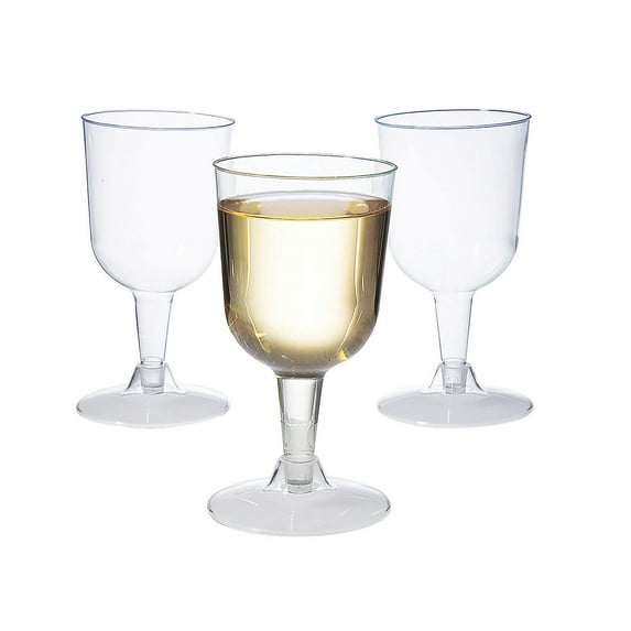 Wine Glasses Clear 20 Pc - Party Supplies - 20 Pieces