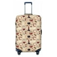 thumbnail image 1 of Wine Glasses Luggage Cover Anti Scratch, Elastic Suitcase Protector Suitcase Covers for Luggage Fits 18-32 Inch Luggage, 1 of 5