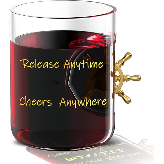 "Wine Glasses, Whiskey Glasses, Beer Glasses, 11 Oz Drinking Glasses With Fingertip flywheel, suitable for Home Bar, Parties, Birthdays, Picnic, Daily Use