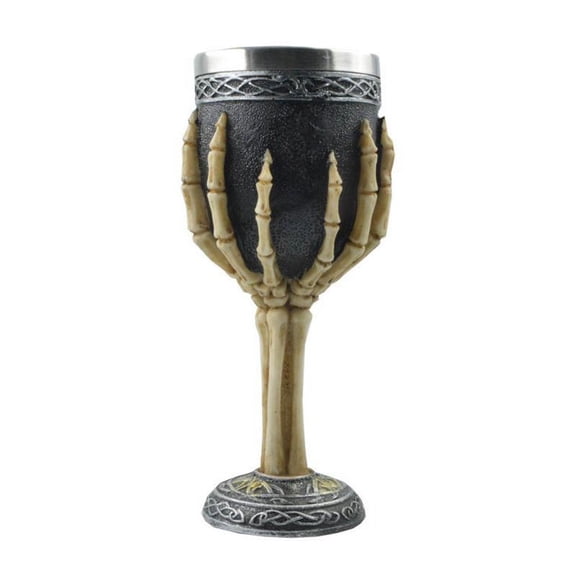 Wine GobletSku11Sacrifice Wine Chalice Cup Gothic Macabre Ossuary HalloweenSku11Sacrifice Wine Chalice CupHa110weenDecorative Accent Hosting Party Bar