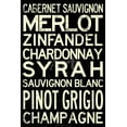 thumbnail image 1 of Wine Grape Types Art Print Poster, Unframed Poster Wall Art Sold by Art.Com, 1 of 4