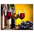 thumbnail image 1 of Wine Grapes Ceramic Tile Mural Kitchen Backsplash Bathroom Shower 406376-M54, 1 of 3