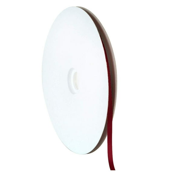 Wine Grosgrain Ribbon - 1/4 Inch Wide - 50 Yard Spool