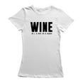 thumbnail image 1 of Wine Hug In A Glass Grunch Design Women White T-Shirt, Female XX-Large, 1 of 4