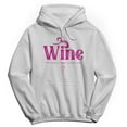 thumbnail image 1 of Wine Humor Graphic White Men's Crewneck Sweatshirt Hoodie, 1 of 1