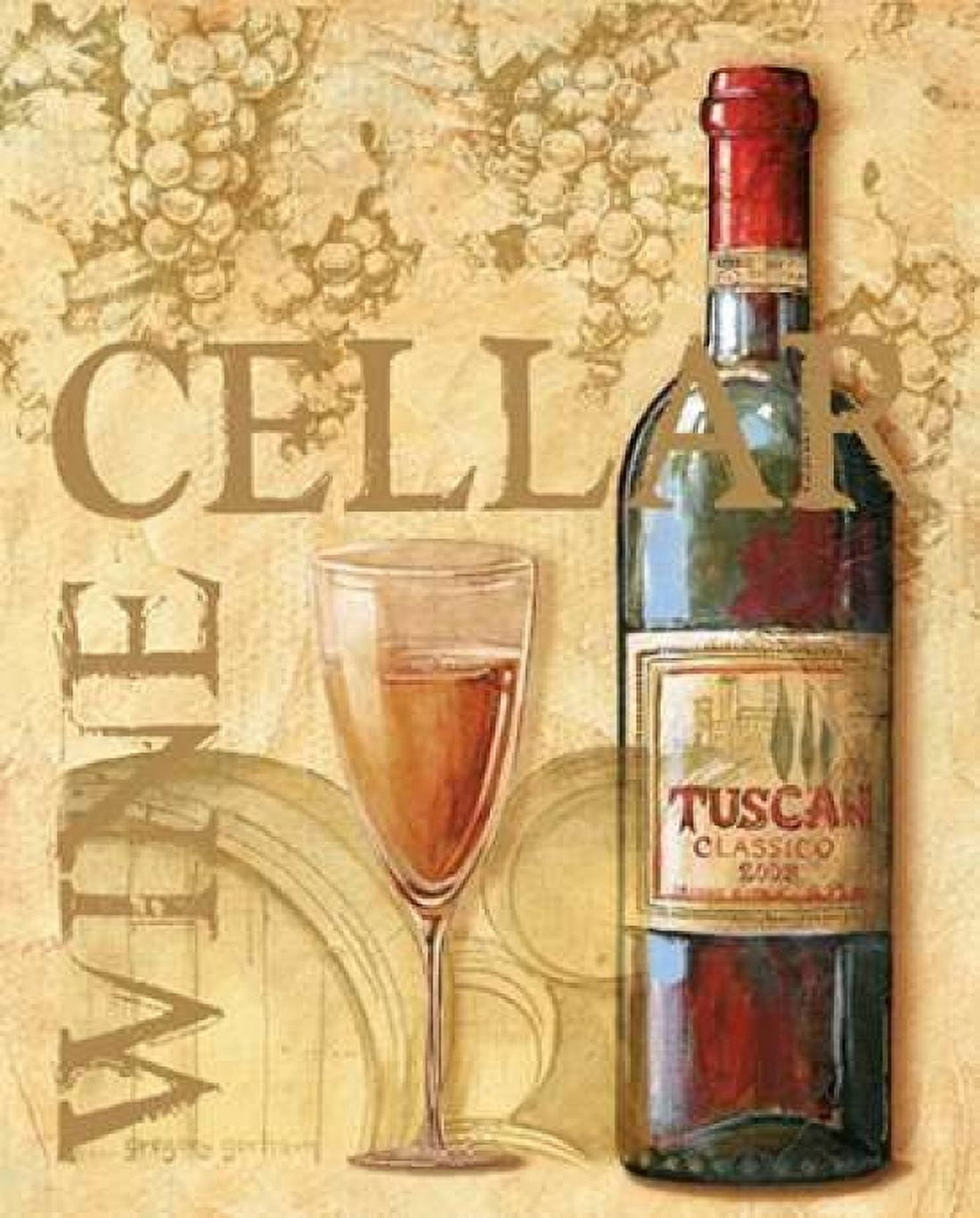 Wine I Canvas Art - Gregory Gorham (24 x 30)