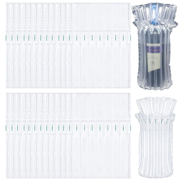 Wine Inflatable Bags Air Column Wrap Pouches 24Pcs for Travel Mailing Moving