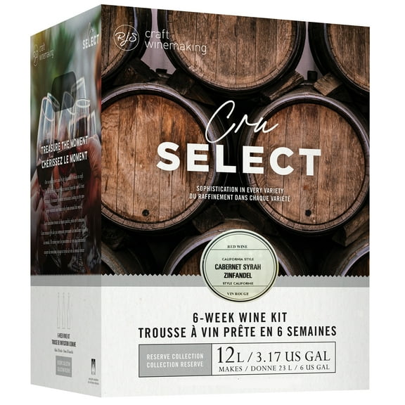 Wine Ingredient Kit - CRU SELECT California Style Cabernet Syrah Zinfandel