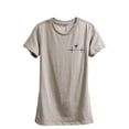 thumbnail image 1 of Wine Is Life Women's Fashion Relaxed T-Shirt Tee Heather Tan Medium, 1 of 3