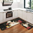 thumbnail image 1 of Wine Kitchen Rugs and Mats [2 PCS], Non Skid Washable Absorbent Microfiber for Doormat Bathroom Runner Set (17inx47in+17inx30in, Wine), 1 of 6