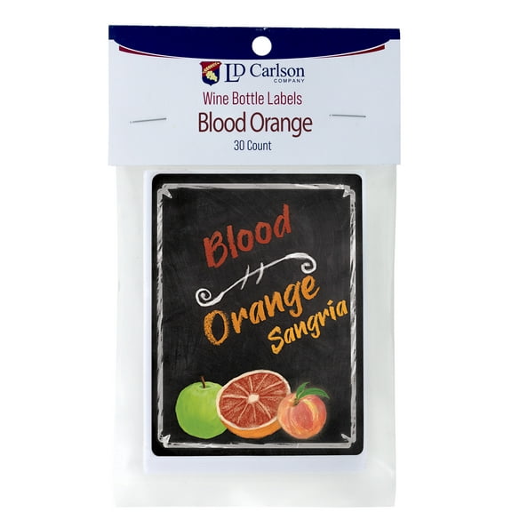 Wine Labels (Blood Orange Sangria) 30 Pack