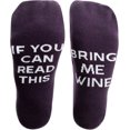 thumbnail image 1 of Wine - Ladies Cotton Blend Sock, 1 of 3