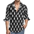 thumbnail image 1 of Wine Lover Casual Shirts Men Red Wine Pattern Shirt Long Sleeve Vintage Harajuku Blouses Spring Design Top 3XL 4XL, 1 of 6
