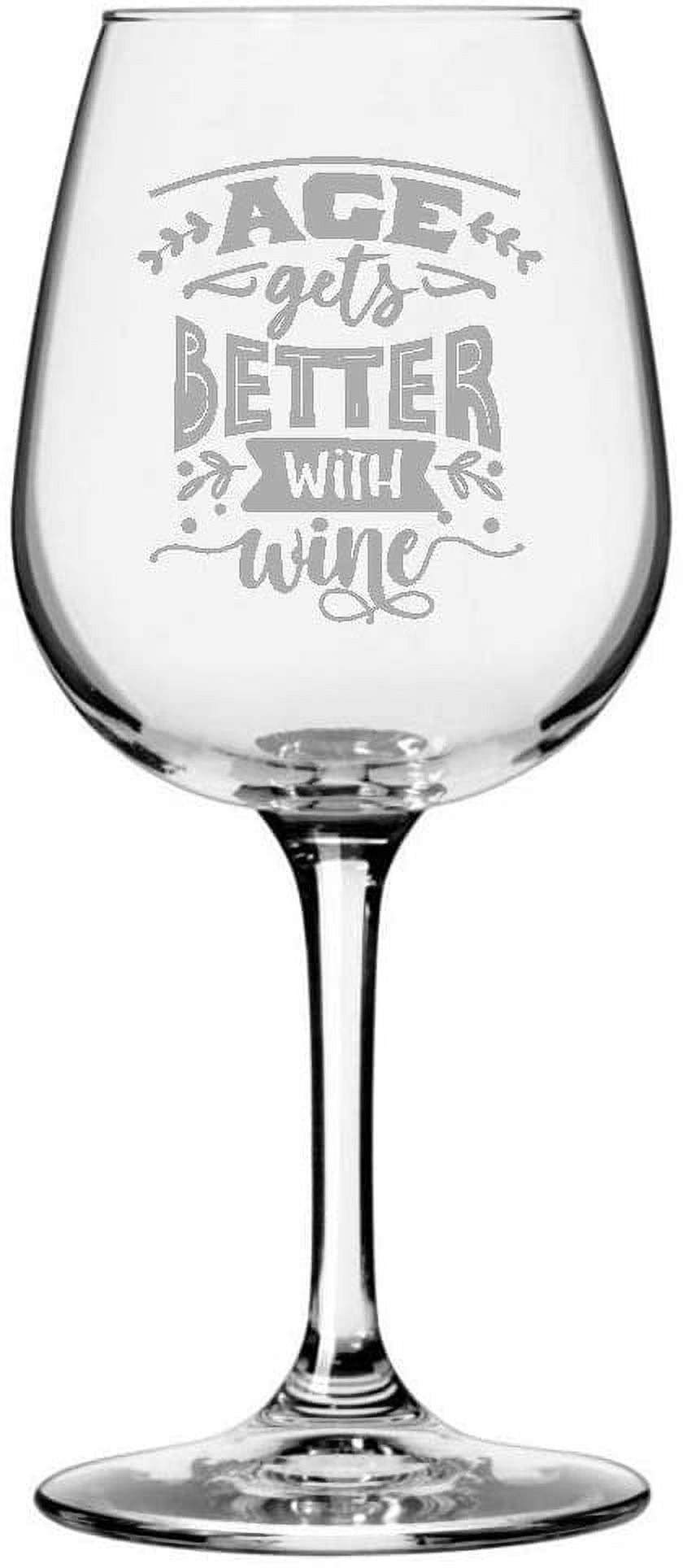 In Dog Wines Stemless Etched Wine Glass — Amanda's Little Shoppe
