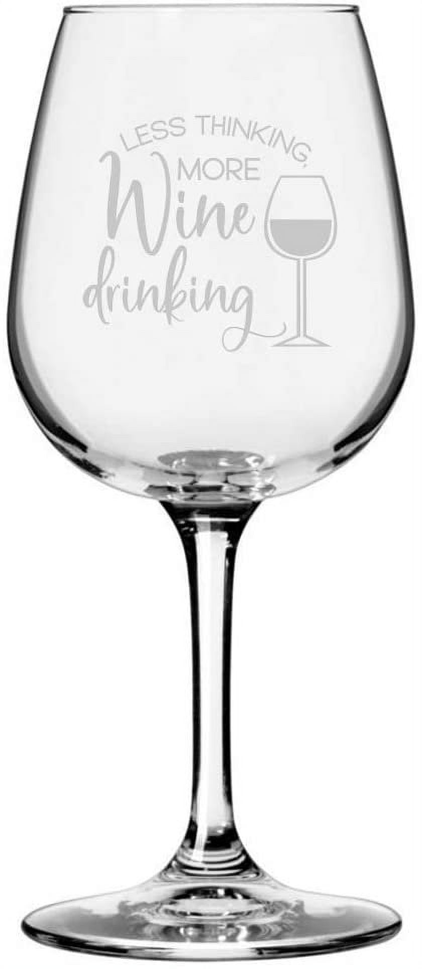 Wine Lover Funny Quote Themed Etched 12.75oz Libbey Wine Glass Wine +  Dinner \u003d Winner - Walmart.com, image size:840x1928