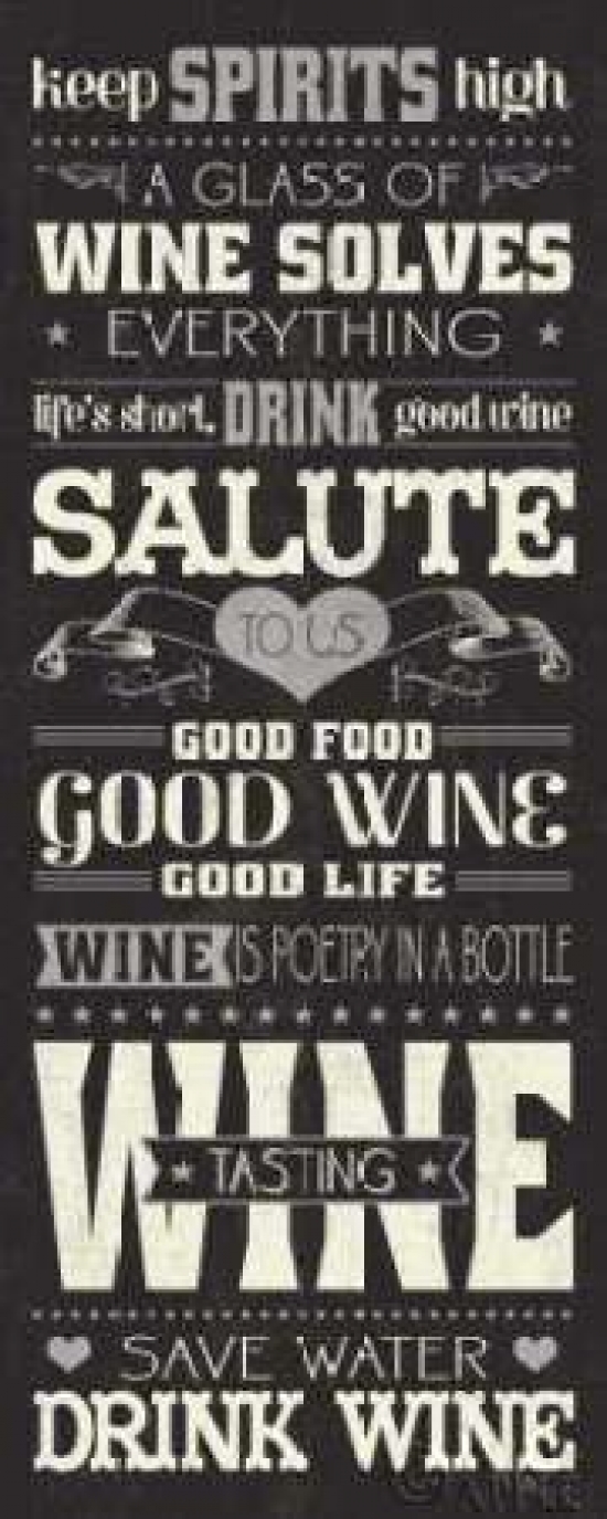 Wine Lovers II Canvas Art - Pela Studio (10 x 20)