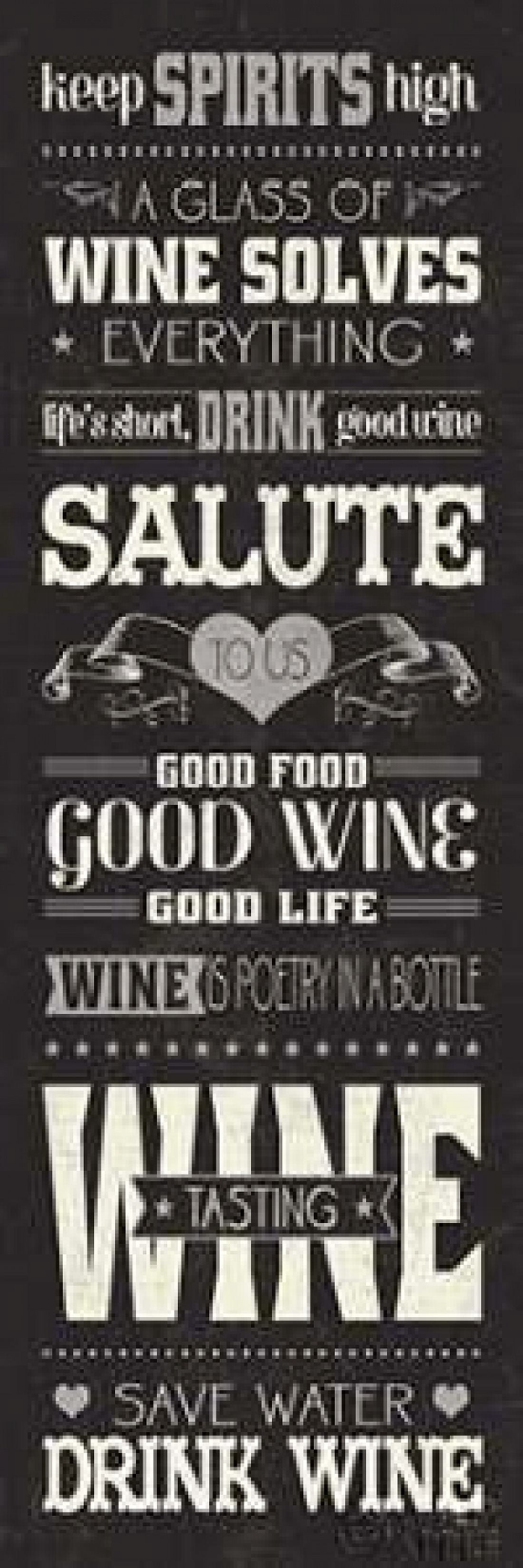 Wine Lovers II Canvas Art - Pela Studio (12 x 36)