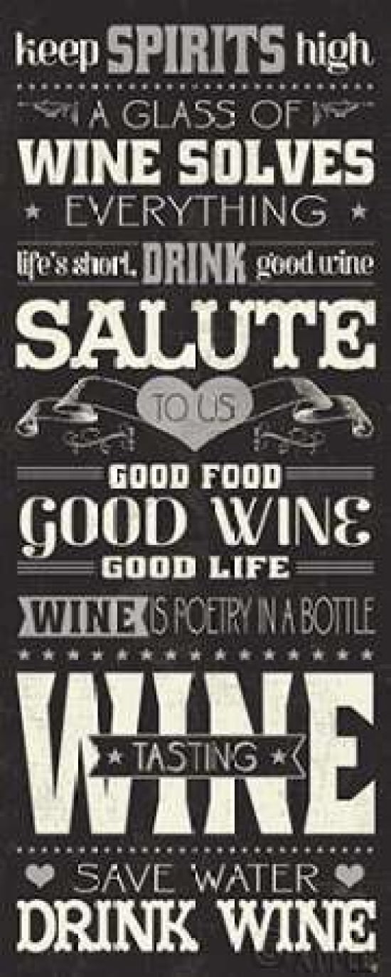 Wine Lovers II Canvas Art - Pela Studio (24 x 48)