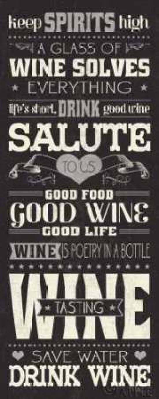Wine Lovers II Canvas Art - Pela Studio (24 x 48)