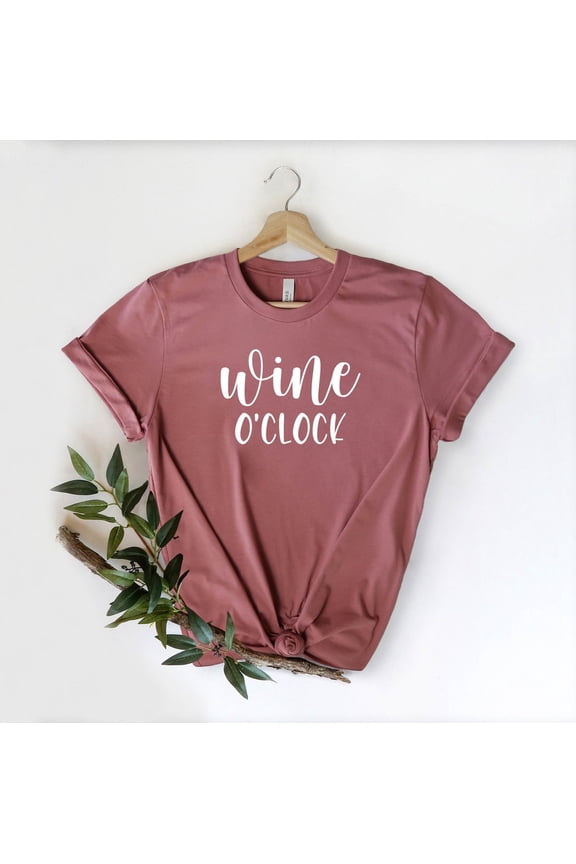 Wine O'Clock T-Shirt: Retro Wine Lover Tee