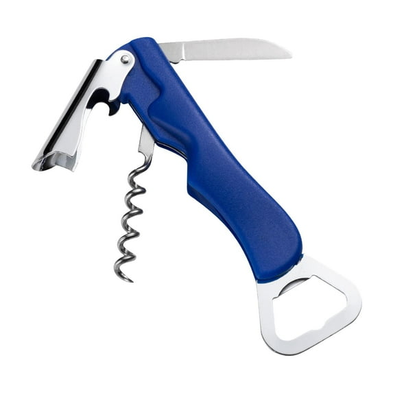 Wine Opener Bulk with Foil Cutter Wine Corkscrew Wine Key 3 in 1 Red Wine Bottle Opener Professional Stainless Steel Beer Corkscrew for Beverages Bartenders, 1pc
