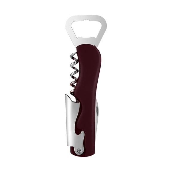 Wine Opener,Corkscrews For Wine Bottles,Multi-Functional Wine Opening With Foil Knife And Remover Ideal For Home Household Use And Outdoor Picnics.(Red)
