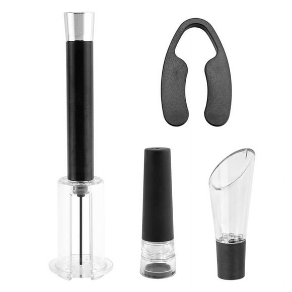 Wine Opening Set, Air Pressure Pump Wine Bottle Opener, Easy Cork Removal Corkscrew Wine Opener Gifts to Wine Lovers