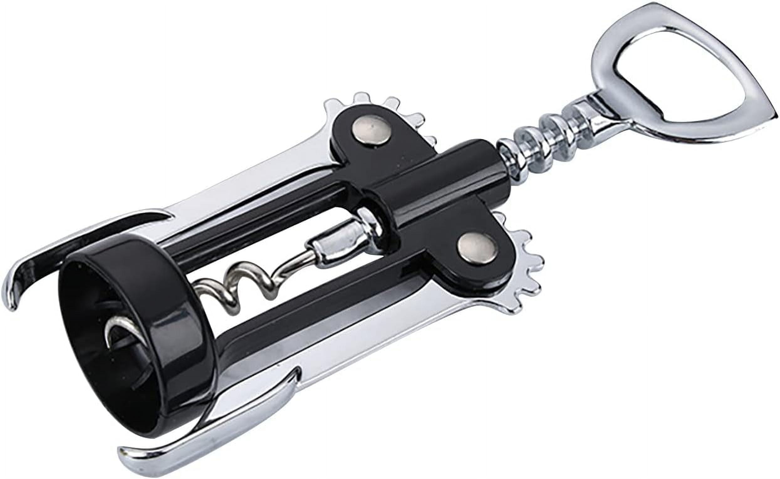 Wine Opner Wing Corkscrew,Stainless Steel Wing Corkscrew with Coil