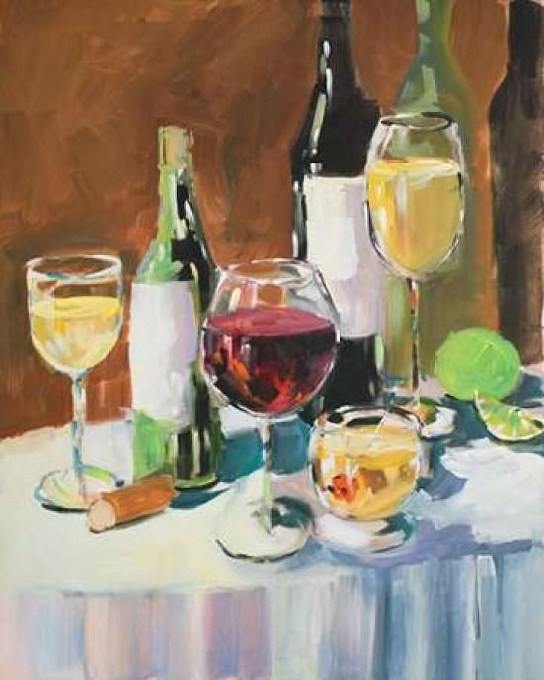 Wine Party Canvas Art - Jane Slivka (24 x 30)