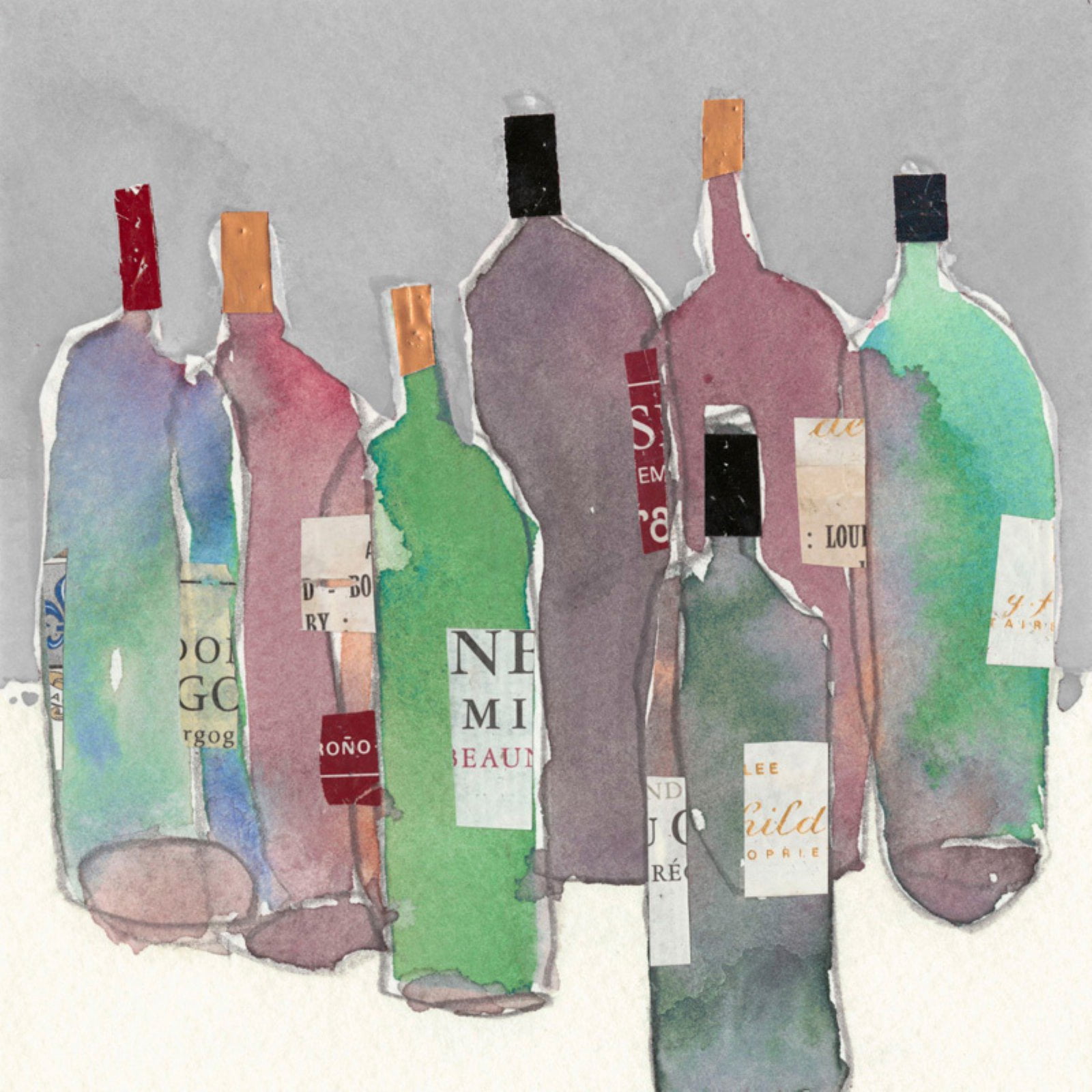 "Wine Party II" Painting Print on Wrapped Canvas