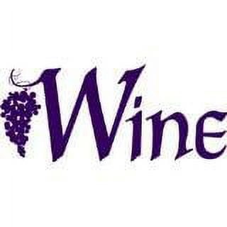 Wine Picture Art - Living Room Peel & Stick Sticker - Vinyl Wall Decal