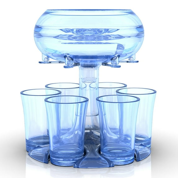 Wine Pourer,6 Shot Glass Dispenser And Holder Dispenser Cocktail Dispenser Carriers Liquid Dispenser Beverage