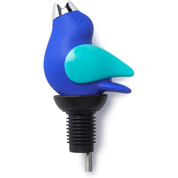 Wine Pourer - Cobalt and Aqua