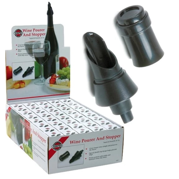 Wine Pourer/Stopper with Air Vent