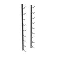 thumbnail image 1 of Wine Rack Concepts WIRE-SB-3FT1DP 3 ft. Wire Wine Rack Series Single Deep Wine Rack - Satin Black, 1 of 1
