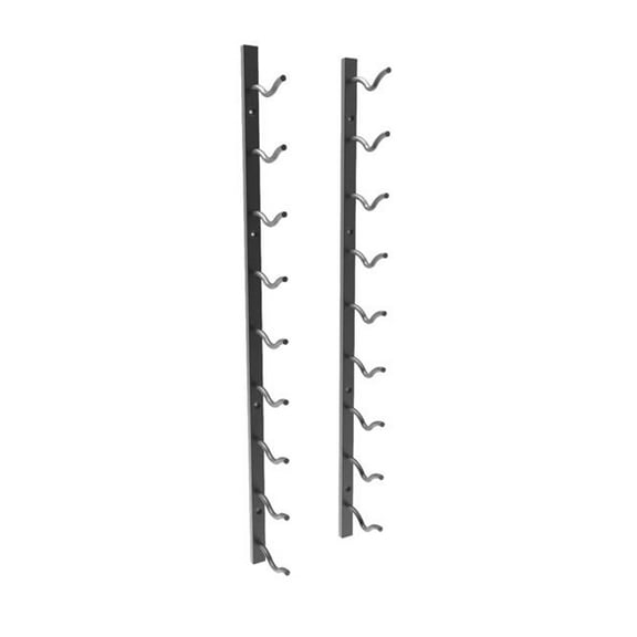 Wine Rack Concepts WIRE-SB-3FT1DP 3 ft. Wire Wine Rack Series Single Deep Wine Rack - Satin Black