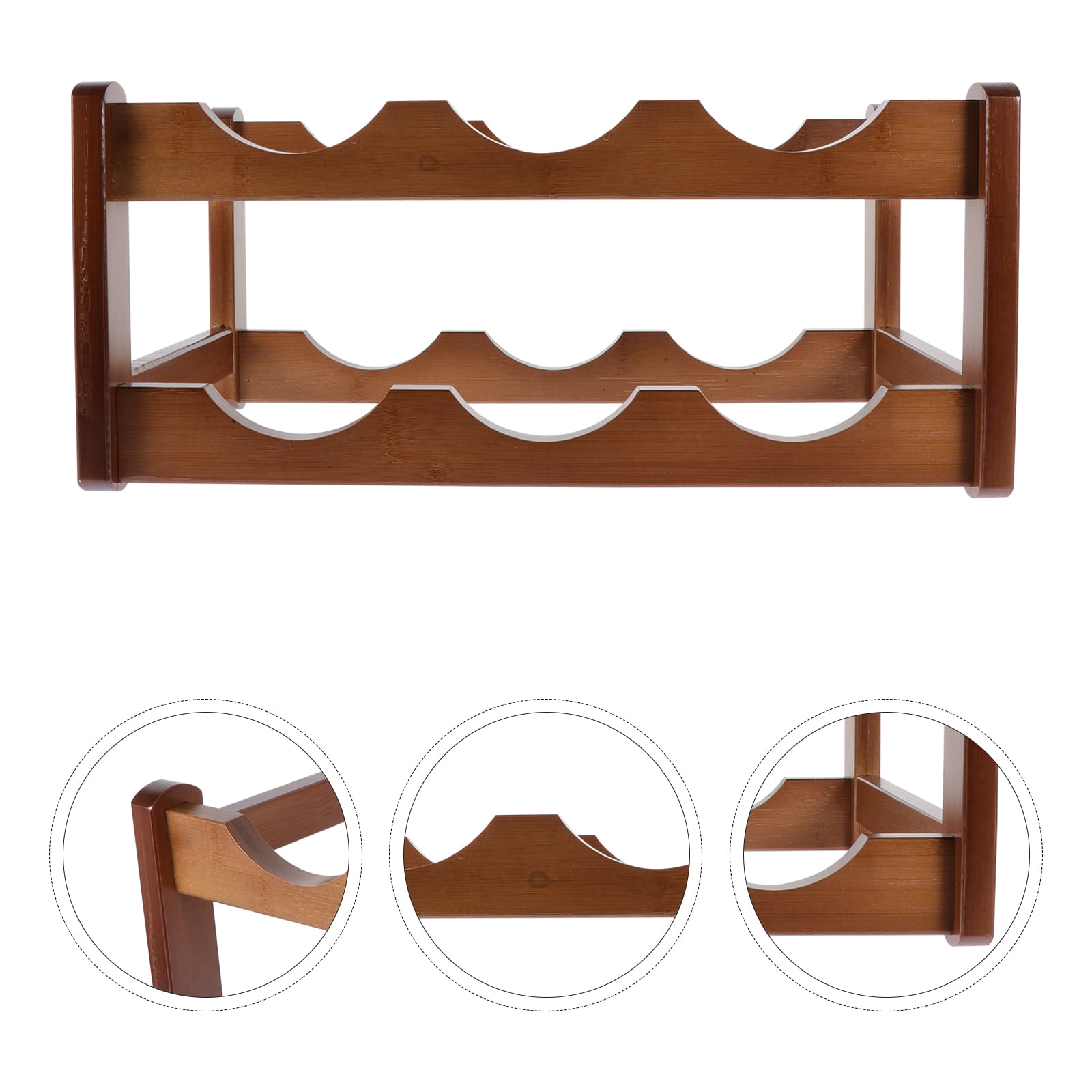 Wine Rack Double Layer Wine Holder Bar Wine Bottle Stand Wine Collection Display Rack