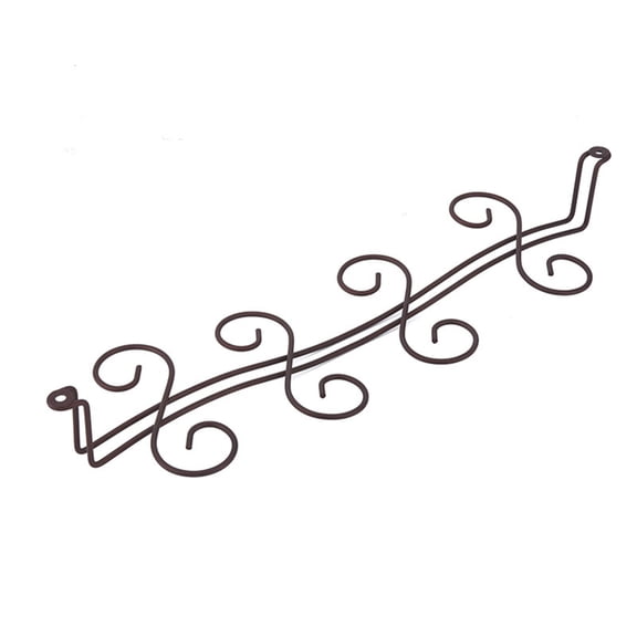 NIAIZEK 1Pc Black Wine Rack Glass Holder Frame Hanging Shelf for Goblet Display in Bar and Home