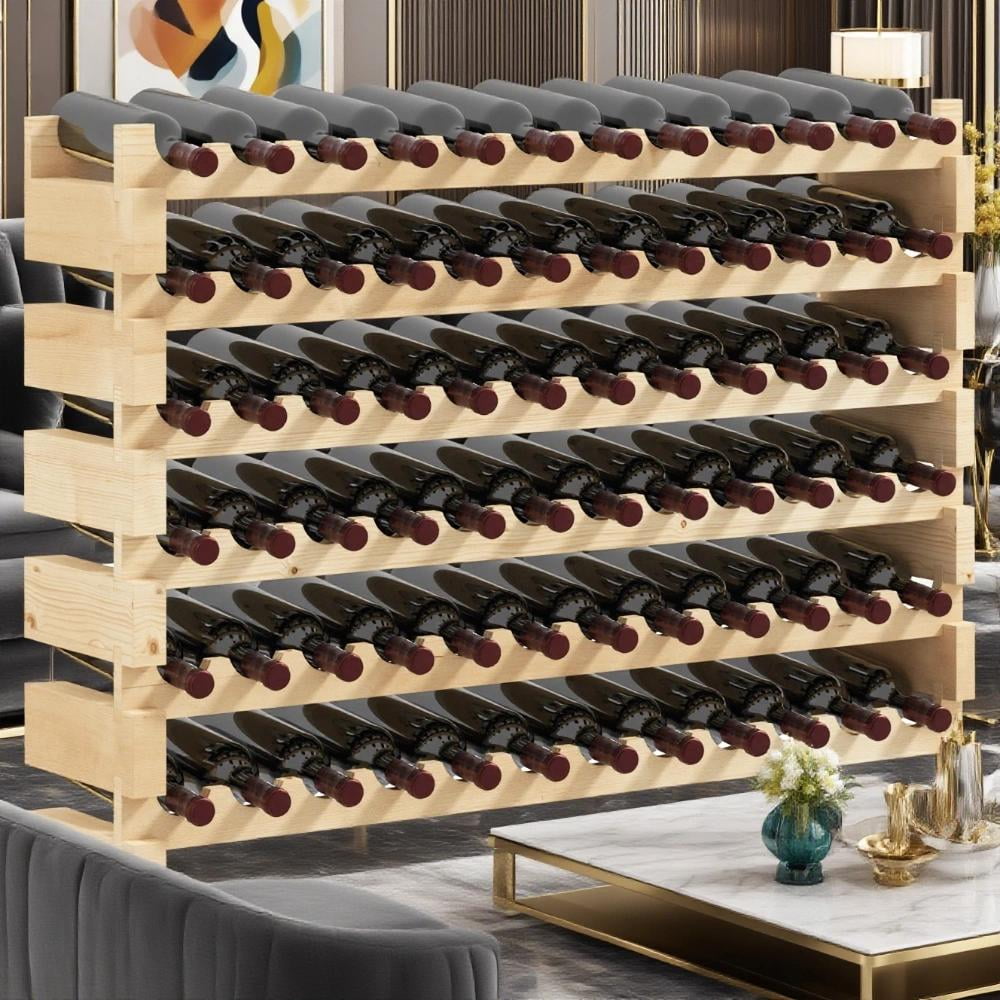 Wine Rack Stackable Wine Rack, Modular Storage Shelves - Walmart.com