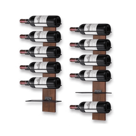 Wine Rack Wall Mounted, Wall Wine Rack for 12 Wine Bottles, Wood Wine Racks for Wall, Wall Mounted Wine Rack for Bar, Cellars, Kitchen, Dining Room